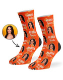 Load image into Gallery viewer, Aloha Bride Custom Socks